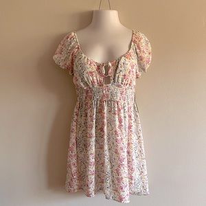 Floral‎ Print Mini Dress